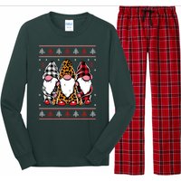 Ugly Christmas Gnomes Long Sleeve Pajama Set