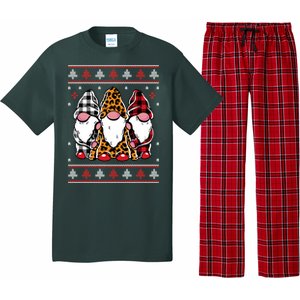 Ugly Christmas Gnomes Pajama Set