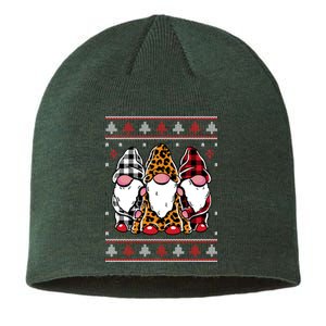 Ugly Christmas Gnomes Sustainable Beanie