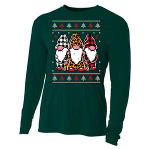 Ugly Christmas Gnomes Cooling Performance Long Sleeve Crew