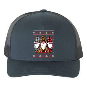 Ugly Christmas Gnomes Yupoong Adult 5-Panel Trucker Hat