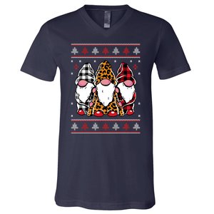 Ugly Christmas Gnomes V-Neck T-Shirt