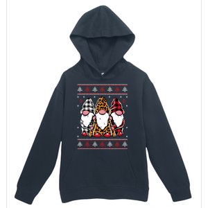 Ugly Christmas Gnomes Urban Pullover Hoodie