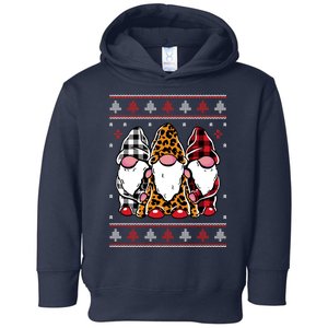 Ugly Christmas Gnomes Toddler Hoodie