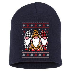 Ugly Christmas Gnomes Short Acrylic Beanie