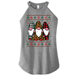 Ugly Christmas Gnomes Women's Perfect Tri Rocker Tank