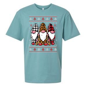 Ugly Christmas Gnomes Sueded Cloud Jersey T-Shirt