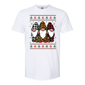 Ugly Christmas Gnomes Softstyle CVC T-Shirt