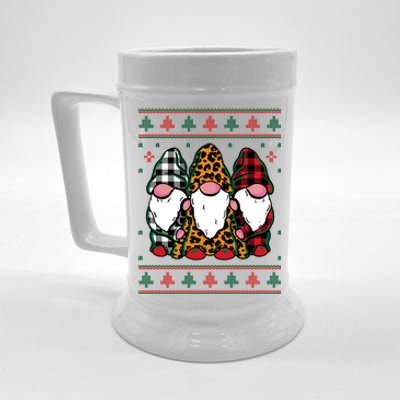 Ugly Christmas Gnomes Beer Stein