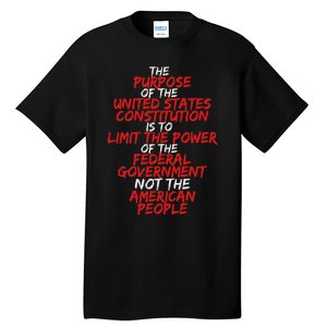 Us Constitution Gift Constitution Clarification Tall T-Shirt