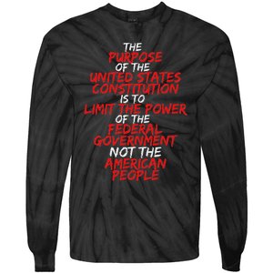 Us Constitution Gift Constitution Clarification Tie-Dye Long Sleeve Shirt