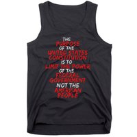 Us Constitution Gift Constitution Clarification Tank Top