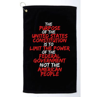 Us Constitution Gift Constitution Clarification Golf Towel