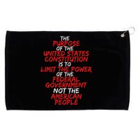 Us Constitution Gift Constitution Clarification Grommeted Golf Towel