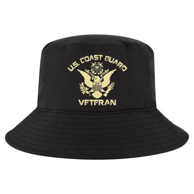 U.S. Coast Guard Veteran Eagle Vintage Veterans Day Cool Comfort Performance Bucket Hat