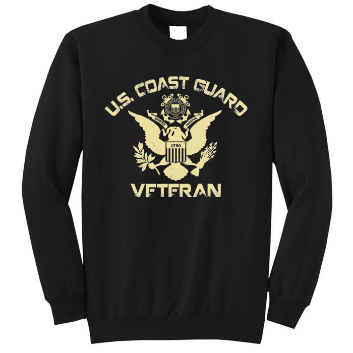 U.S. Coast Guard Veteran Eagle Vintage Veterans Day Sweatshirt