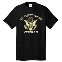 U.S. Coast Guard Veteran Eagle Vintage Veterans Day Tall T-Shirt