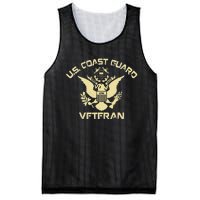 U.S. Coast Guard Veteran Eagle Vintage Veterans Day Mesh Reversible Basketball Jersey Tank