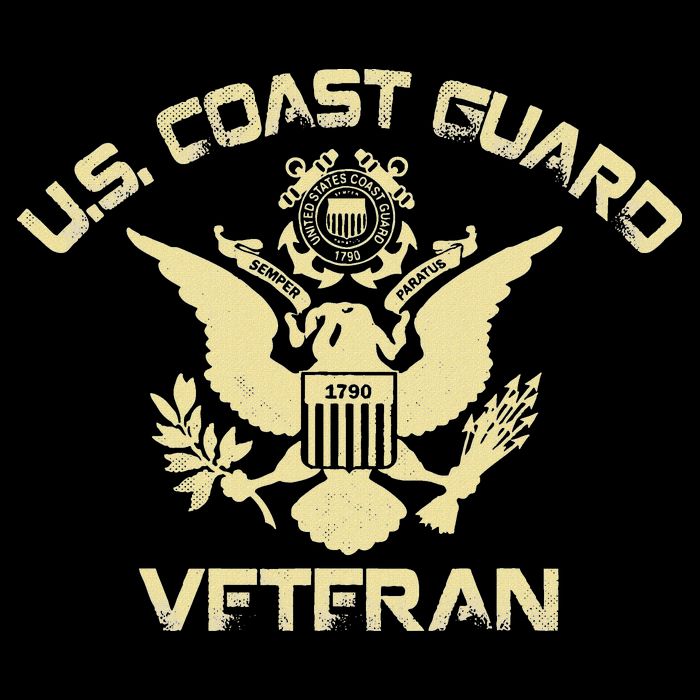 U.S. Coast Guard Veteran Eagle Vintage Veterans Day Baby Bodysuit