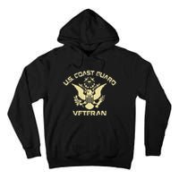 U.S. Coast Guard Veteran Eagle Vintage Veterans Day Tall Hoodie