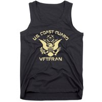 U.S. Coast Guard Veteran Eagle Vintage Veterans Day Tank Top