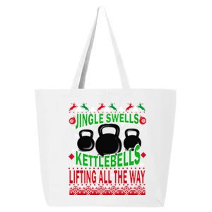 Ugly Christmas Gym Kettlebell Weightlifting Fitness Gift Meaningful Gift 25L Jumbo Tote