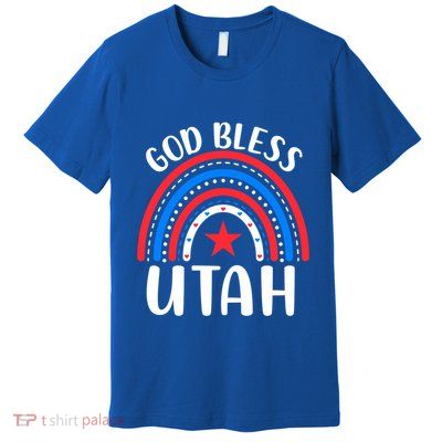 Utah Cute Gift I Love Utah Usa Gift Premium T-Shirt