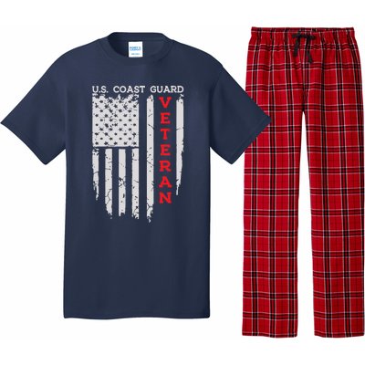 Us Coast Guard Veteran Uscg American Flag Pajama Set