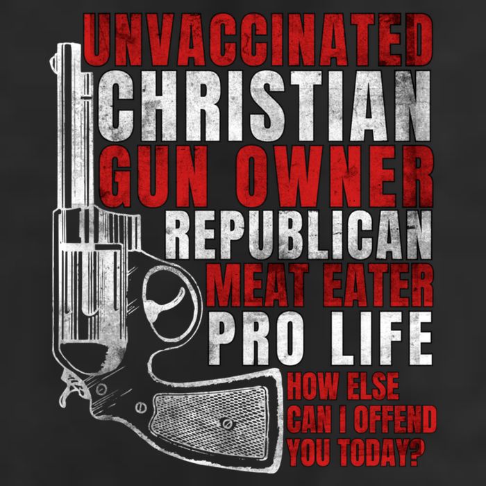 Unvaccinated Christian Gun Owner Republican Meat Eater 11oz C Handle Ceramic Mug