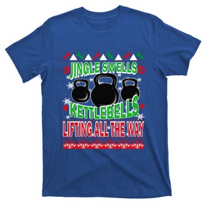 Ugly Christmas Gym Kettlebell Weightlifting Fitness Gift T-Shirt