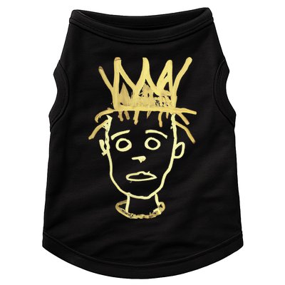 Urban Crown Graffiti Art Streetwear Expressive Drip Ink Doggie Tank