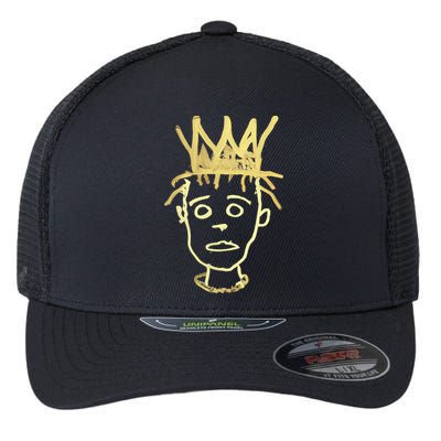 Urban Crown Graffiti Art Streetwear Expressive Drip Ink Flexfit Unipanel Trucker Cap