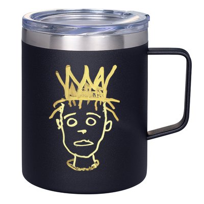 Urban Crown Graffiti Art Streetwear Expressive Drip Ink 12oz Stainless Steel Coffee Mug