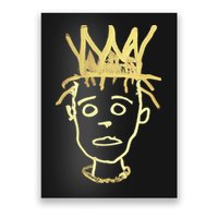 Urban Crown Graffiti Art Streetwear Expressive Drip Ink Poster