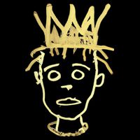 Urban Crown Graffiti Art Streetwear Expressive Drip Ink Poster