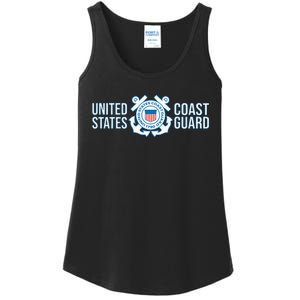 US COAST GUARD USCG UNITED STATES ANCHOR Ladies Essential Tank