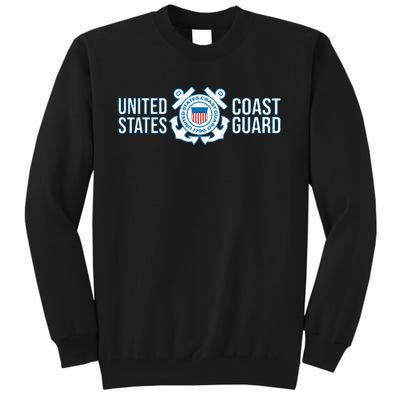 US COAST GUARD USCG UNITED STATES ANCHOR Tall Sweatshirt