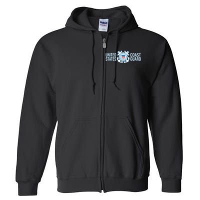 US COAST GUARD USCG UNITED STATES ANCHOR Full Zip Hoodie