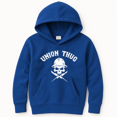 Union Cool Gift Laborers Union Gift Kids Hoodie