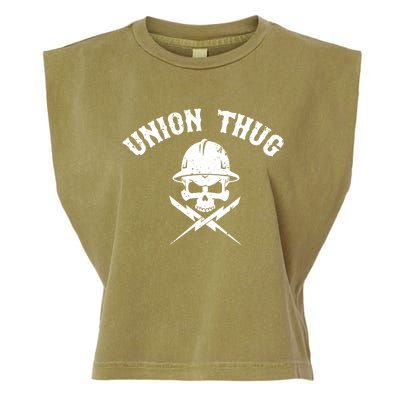 Union Cool Gift Laborers Union Gift Garment-Dyed Women's Muscle Tee