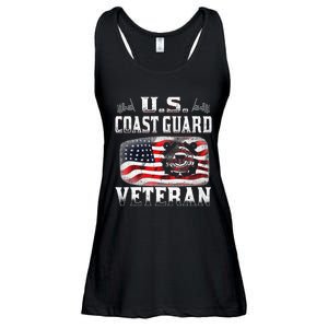 U.S. Coast Guard Veteran Vet Ladies Essential Flowy Tank