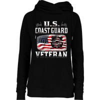 U.S. Coast Guard Veteran Vet Womens Funnel Neck Pullover Hood