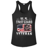 U.S. Coast Guard Veteran Vet Ladies PosiCharge Competitor Racerback Tank