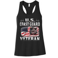 U.S. Coast Guard Veteran Vet Women's Racerback Tank