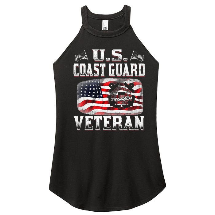 U.S. Coast Guard Veteran Vet Women's Perfect Tri Rocker Tank