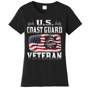 U.S. Coast Guard Veteran Vet Women's T-Shirt