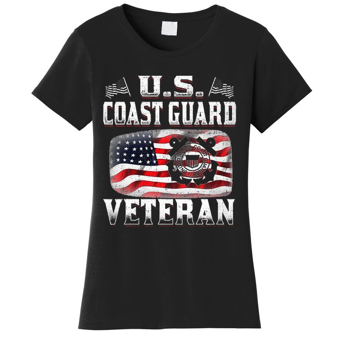 U.S. Coast Guard Veteran Vet Women's T-Shirt