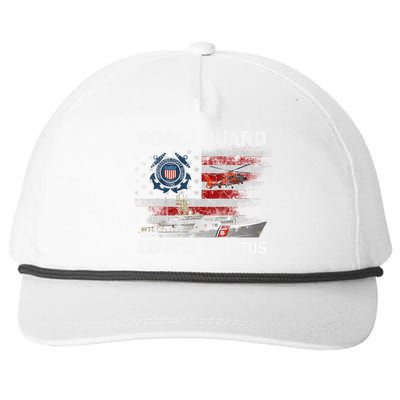 U.S. Coast Guard USCG SEMPER PARATUS Flag Vintage Pullover Hoodie Snapback Five-Panel Rope Hat