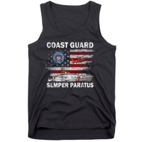 U.S. Coast Guard USCG SEMPER PARATUS Flag Vintage Pullover Hoodie Tank Top