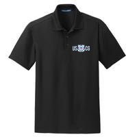 Us Coast Guard Uscg United States Anchor Dry Zone Grid Polo